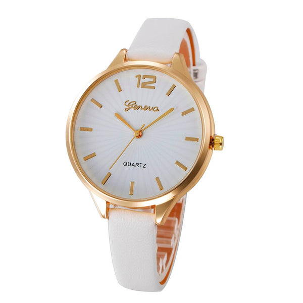 Women Watches Modern Quartz Wristwatch Stainless Steel Bracelet High Quality Casual For Woman Montre Femme Leather Strap Clock