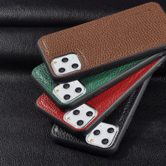 Solid Color Untra-thin Phone Case For iPhone 11 11Pro Max XR XS Max 8 7 6S 6 Plus Business Soft PU Leather Shockproof Back Cover