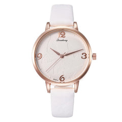 Best Selling Women Watches Creative Relief Dial Fashion Ladies Quartz Wristwatch Leather Strap Simple Clock Relogio Feminino@50