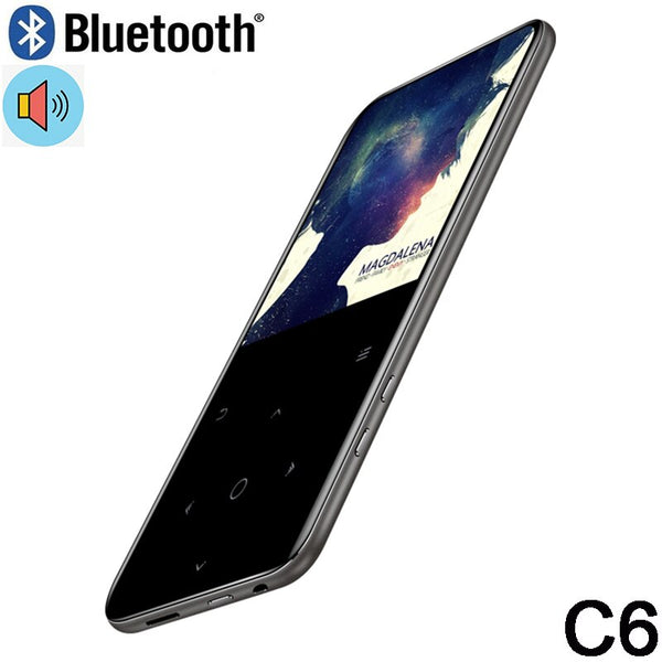 New Bluetooth Sport MP3 Player Touch Screen Portable Audio 16GB with Built-in Speaker FM Radio APE Flac 2.4" Screen Music Player