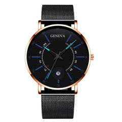 Ultra Thin Fashion Watch Mens Minimalist Watches Luxury Stainless Steel Men's Watches Analog Quartz Watch Relogio Masculino