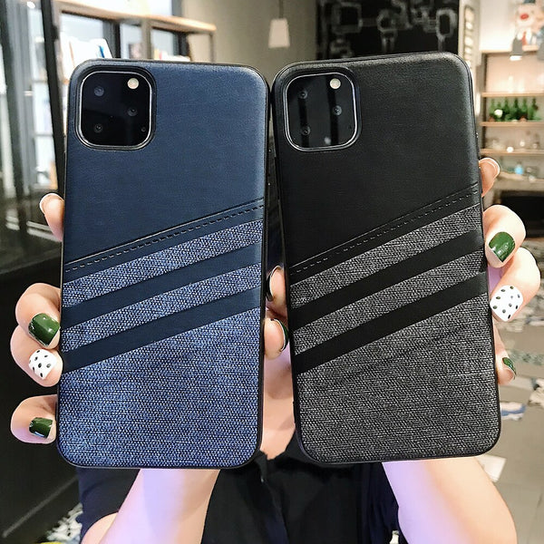 Vintage PU Leather Phone Case For iPhone 11 Slim Wallet Card Back Cover For iPhone 11 Pro MAX X XR XS MAX 8 7 6 6S Plus Cover