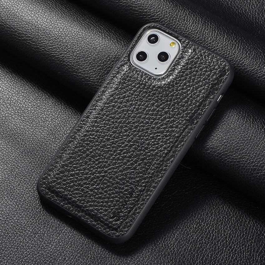 Solid Color Untra-thin Phone Case For iPhone 11 11Pro Max XR XS Max 8 7 6S 6 Plus Business Soft PU Leather Shockproof Back Cover
