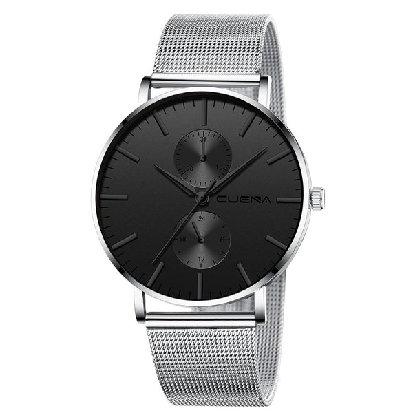 2020  Fashion Men Watches Business Band Analog Quartz Wristwatches Sport Leather Belt Watches Cusual Clock Gift Montre Homme@50