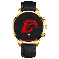 DIJANES Mens Fashion Black Stainless Steel Mesh Belt Watches Minimalist Men Business Calendar Quartz Watch Relogio Masculino