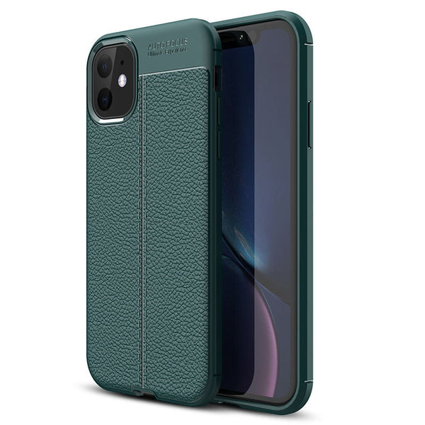 PU Leather Phone Case For iPhone 11 11 Pro Max Back Cover Luxury Silicon Bumper Phone Case on For iPhone 11 Pro Fundas Cases
