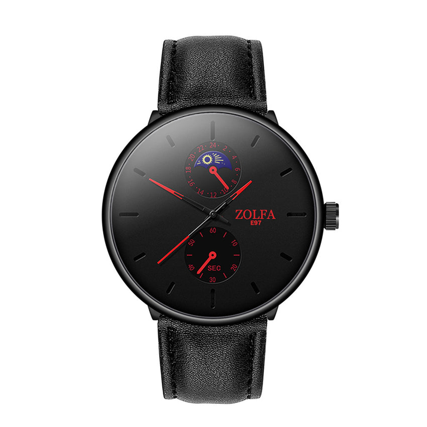 Fashion Women Business Leather Band Analog Quartz WristWatch Unisex Ladies Watch Women Dress Gift Couple Clock Reloj Mujer@50