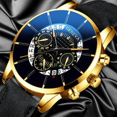 Fashion Men Stainless Steel Case Watch Luxury Calendar Quartz Wrist Watches Business Casual Watch for Man Clock Relogio Masculin