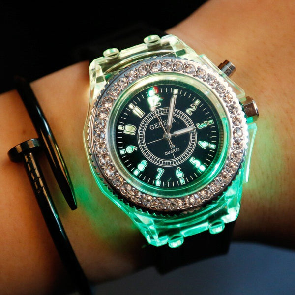 Fashion Men's Watch Outdoor Silicone LED Illuminated Colorful Sports Watches Quartz Watches Relogios Masculino