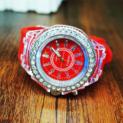Fashion Men's Watch Outdoor Silicone LED Illuminated Colorful Sports Watches Quartz Watches Relogios Masculino