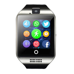 Q18 Passometer Smart Watch With Touch Screen Camera Support TF Card Bluetooth SmartWatch Smart Watches For Android/iOS Phone
