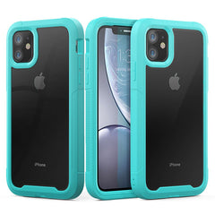 Shockproof Armor Silicone Case For iPhone 11 Pro XS Max Transparent Cases For iPhone 6 6S 7 8 Plus X XR Luxury TPU Acrylic Cover