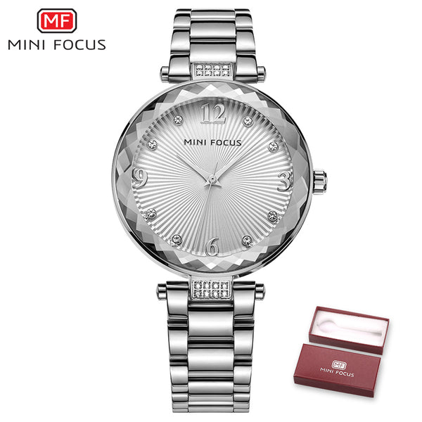 MINIFOCUS Luxury Brand Lady Watch For Woman Quartz Women's Watches Wristwatches Casual Dress Watches Women Fashion Watch 2019
