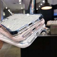 Geometric Phone Case For iPhone 11 Pro Max XS Max 6 6S Plus Soft TPU Transparent Shockproof Cover For iPhone 11 Pro 7 8 Plus XR