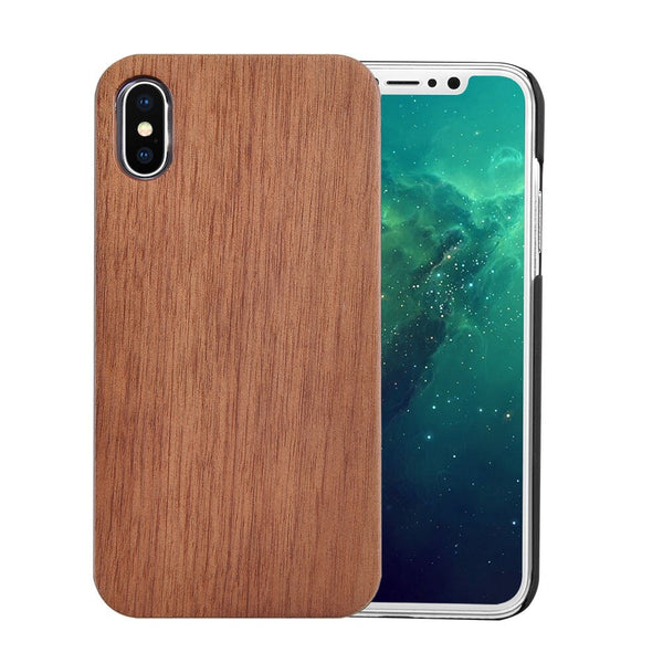 Real Wood Wooden Phone Case For iphone 11 11 Pro Max XR X XS Max 7 8 Plus Bamboo Hard PC Back Cover For iphone 11 Pro 7 8