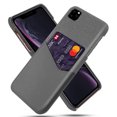 Luxury Case for iPhone 11 2019 11 Pro Max Leather & Fabric Card Wallet Phone Case for iPhone X XS XR 8 7 6s 6 Plus Back Cover