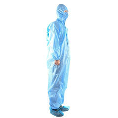 White Coverall Hazmat Suit Protection Protective Disposable Anti-Virus Clothing Disposable Factory Hospital Safety Clothing Coro