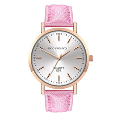 Cassic Style Women Watches High Quality Leather Strap  Dial Ladies Quartz Wristwatch Scale Dial Clock Gift Relojes Para Mujer@50