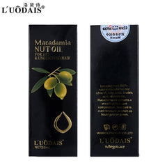 LUODAIS 100% Pure Moroccan Argan Oil 50ml Macadamia Nut Oil Hair Care Scalp Treatment for Dry and Damaged Hair