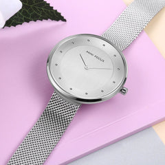 MINI FOCUS Women Watches Luxury Dress Womens Watches Top Brand Hand Clock Milanese Steel Lady Watch For Woman Rose Gold Quartz