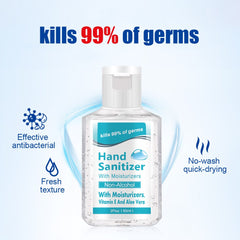 Disposable alcohol-free hand sanitizer with 75% alcohol content 60ml kills 99% of germs