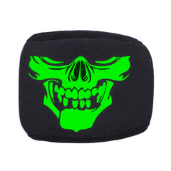 1PCS Cotton Dustproof Mouth Face Mask Glow In Dark Skull Scarey Masks Black Women Men Muffle Face Mouth Masks
