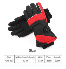 New Men/Women Ski Gloves Waterproof Warm Snowboard Gloves Winter Riding Motorcycle Snow Windstopper Camping Leisure Mittens D35