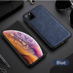 TIKITAKA Vintage Leather Case For iPhone 11 11 Pro Max XR X XS Max 8 7 6 6s Plus Ultra Light Soft Silicone edge Back Phone Cover