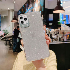 Camera Protection Phone Case For iPhone 11 Pro Max XR XS Max X XS 8 7 6 6S Plus Shining Glitter Soft Edge Shockproof Back Cover