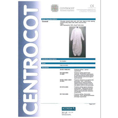 Professional Protective  Clothing Non-woven Isolation Suit Set Disposable Antistatic Workwear Dust Anti-virus In stock