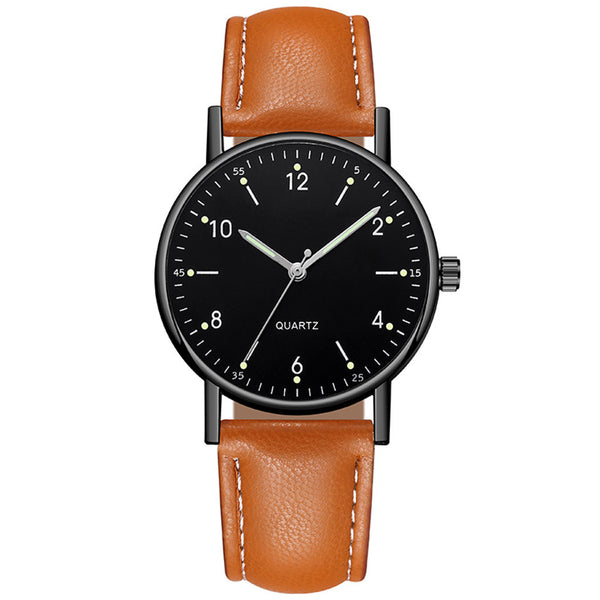 2020 Women Watches Simple Dial Ladies Creative Steel Business Leather Strap Quartz Wristwatch Clock Gift Feminino Montre Femme*M