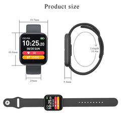 MKS7 Smart Watch Waterproof Fitness Sport Watch Heart Rate Tracker Call/Message Reminder Bluetooth Smartwatch For Android iOS