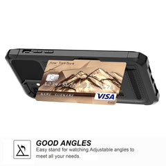 Luxury Card magnetic holder Phone Case For iPhone 11 Pro Max XR XS Max X 7 8 Plus Wallet Leather Soft TPU Protection Cover Shell