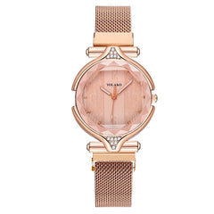 Women's Watches Designer Rose Gold Quartz Ladies Watches Women Luxury Wristwatches Mesh Belt Clock NEW Relojes Para Mujer@50