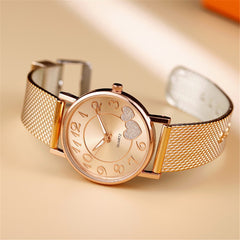 Modern Watches Women Watch Fashion Watches Mesh Belt Band Analog Quartz Round Wrist Watch Simple Clock 2020 NEW Bayan Kol Saati