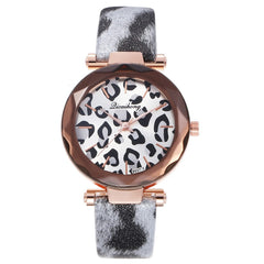 Women Watches Creative Quartz Wristwatch Simple Dial Multicolor Ladies Leopard Print Leather Belt Watch Female Clock Reloj Mujer