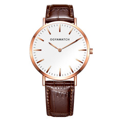 OGY Men's Watches Simple Time Luxury Sports Quartz-Watch Leather Strap Nylon Men Clock Wristwatch Reloj Hombre Relogio Masculino