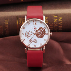 2020 Style Women Watches Fashion Luxury Leather Band Analog Quartz Wristwatch Flower Ladies Watch Women Dress Reloj Mujer Clock*