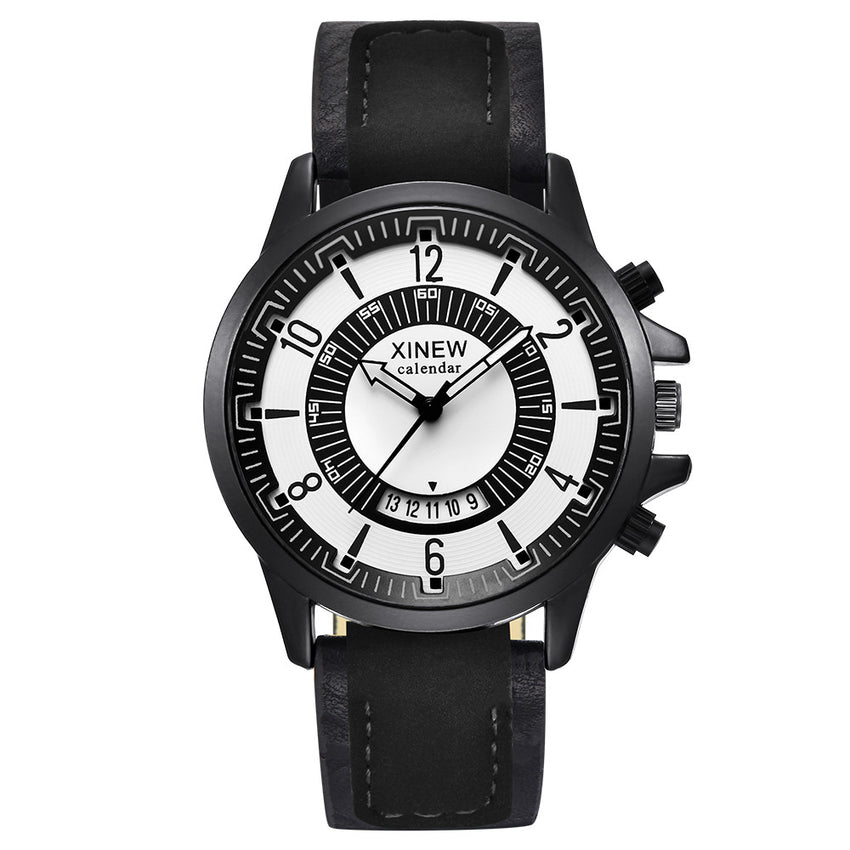 Men's Watch Military Sports Quartz Watches Luxury Green Leather Outdoor Fashion High Quality Clock Relogio Masculino