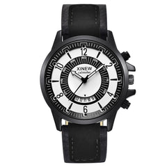 Men's Watch Military Sports Quartz Watches Luxury Green Leather Outdoor Fashion High Quality Clock Relogio Masculino