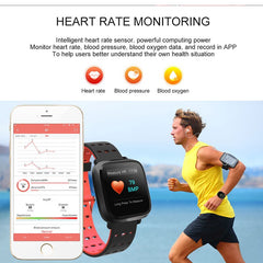 Y8 Smart watch IP67 Waterproof Activity Fitness tracker Watch Heart Rate Monitor Sports Men Smartwatch For Android IOS Phone