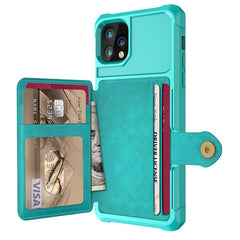 Premium Leather Wallet Case for iPhone 11/XI XS Max XR 6 7 8 Plus TPU Shockproof Phone Case Wireless Charging Car Magnetic Cover
