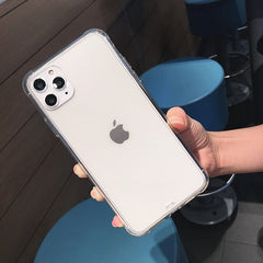 Matte Transparent Silicone Phone Case For iPhone 11 Pro Max X XS XR XS Max 8 7 6 6S Plus Hard Clear protection Back Cover Capa
