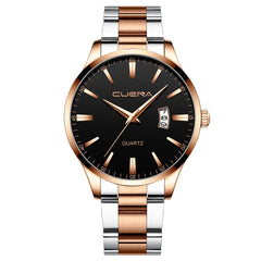 Business Men Watch Analog Quartz Sport Watch Mens Watches Alloy Case Synthetic Stainless Steel Top Brand Luxury Masculino Reloj