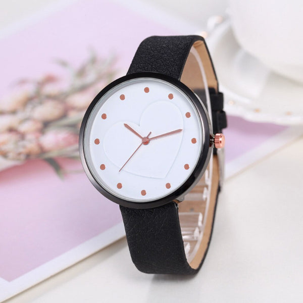 Women Watches 2020 Casual Quartz Leather Band Wrist Watch  Fashion Dial Solid Color Leather Strap Gift Zegarek Damski Dropship*M