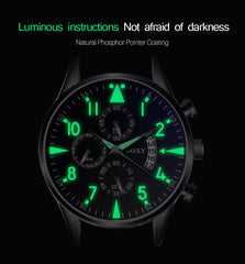 Classic Steel Watch relogio masculino Quartz Wristwatch Luminous SOXY Men's Watches Classic Calendar Mens Business saati hours