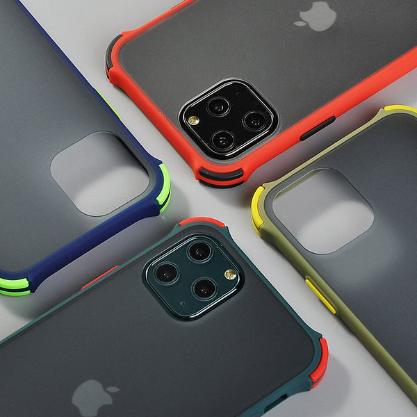 Shockproof Bumper Transparent Phone Cases For iPhone 11 11 Pro Max XR XS Max X 8 7 6 6S Plus Soft Silicone Frame Back Cover Capa