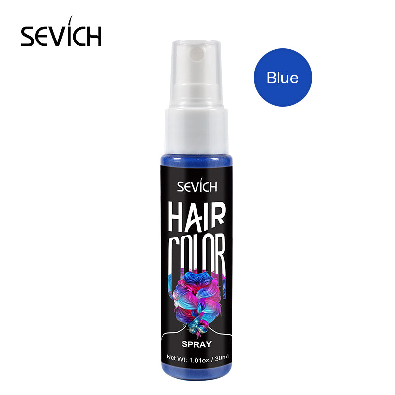 Sevich 30ml One-off Liquid Spray Hair Dye 5 Colors Temporary Non-toxic DIY Hair Color Washable One-time Hair Dye