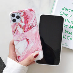 Luxury Marble Silicone Phone Case For iphone 11 Pro XS Max X XR 7 8 6 6S Plus Case Soft IMD Back Cover For iphone 8 7 Plus Funda