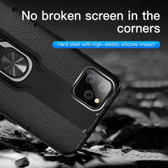 Shockproof Bumper Armor Phone Cases For iPhone 11 11 Pro Max XR XS Max X 8 7 6 6S Plus Magnetic bracket Matte Phone Back Cover